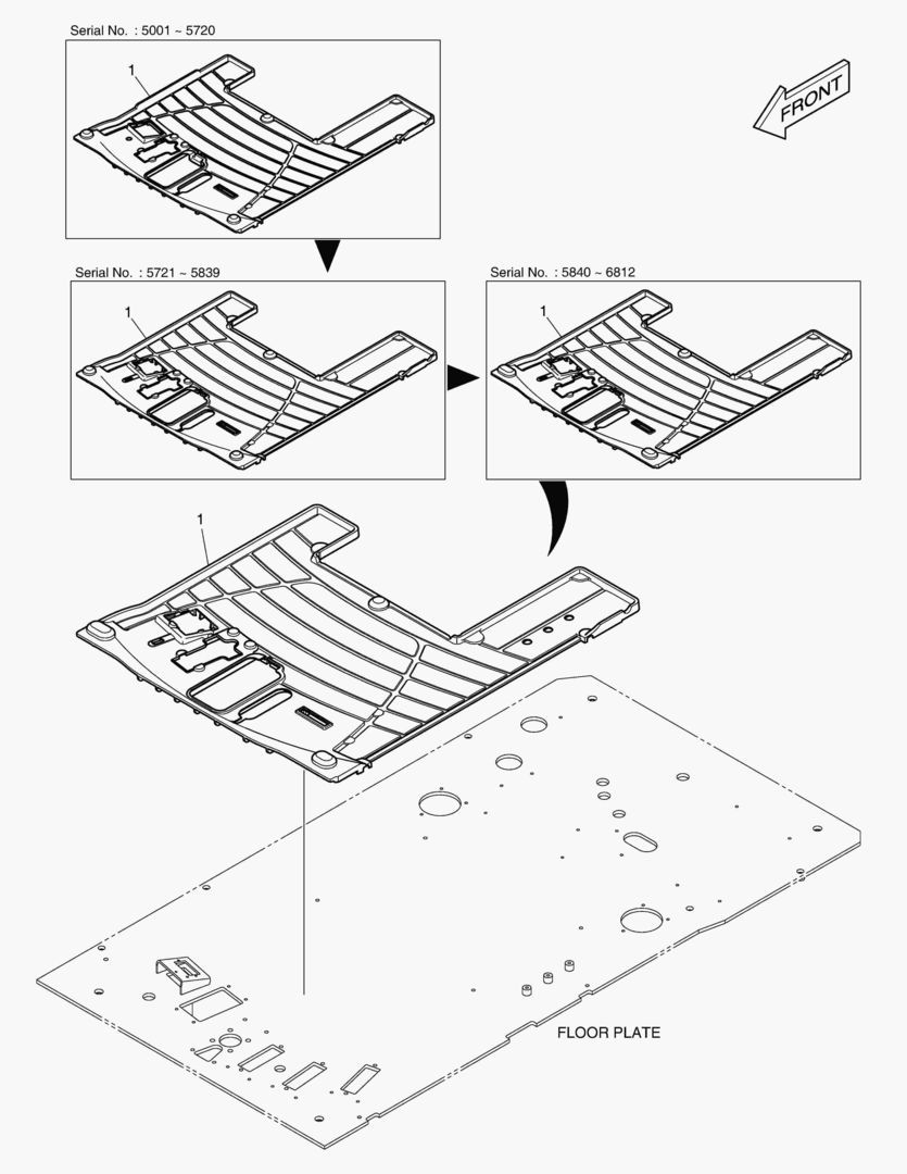 Спецтехника 6380 FLOOR MAT - ONE & TWO WAY - главное фото