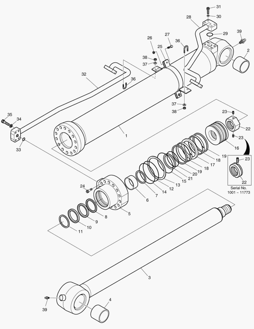 ЦИЛИНДР КОВША-ОСОБО ПРОЧНЫЙ