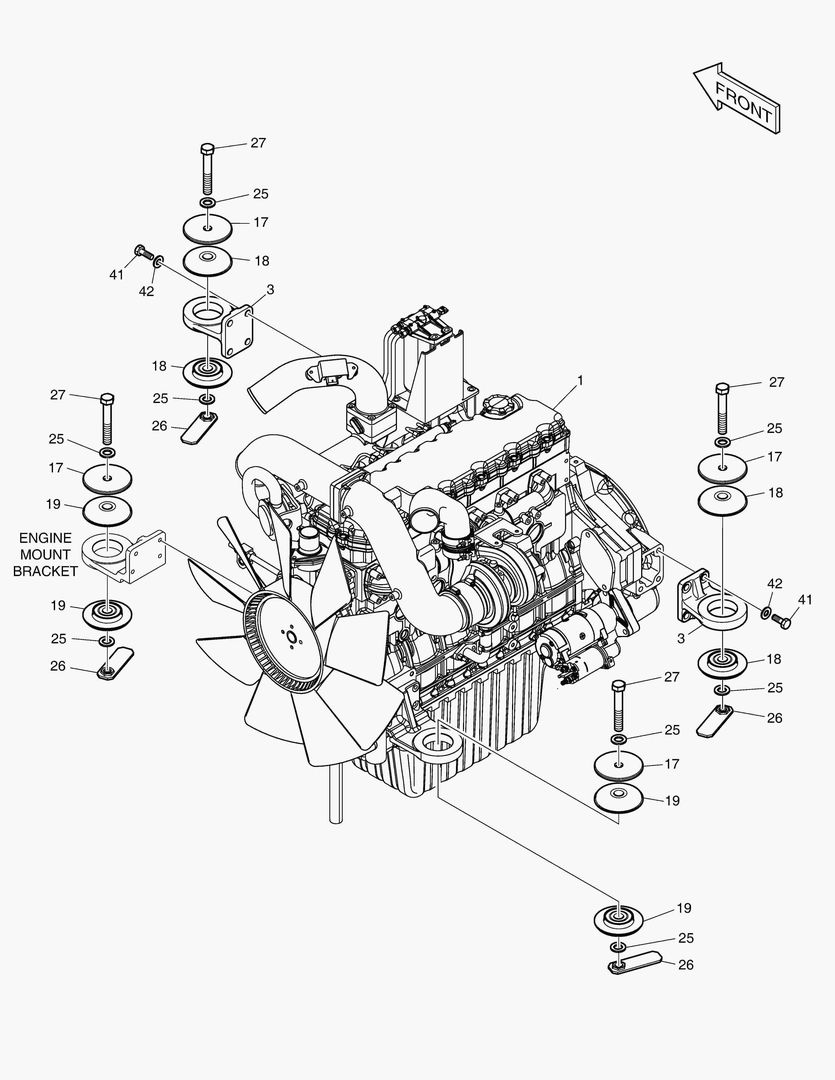 МОНТАЖ ДВИГАТЕЛЯ