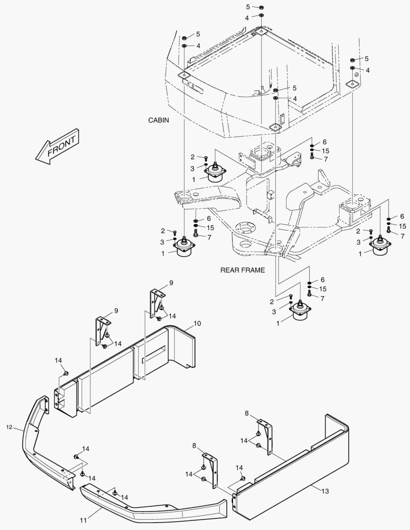 Спецтехника 1230 CABIN MOUNTING [5001~5605] - главное фото