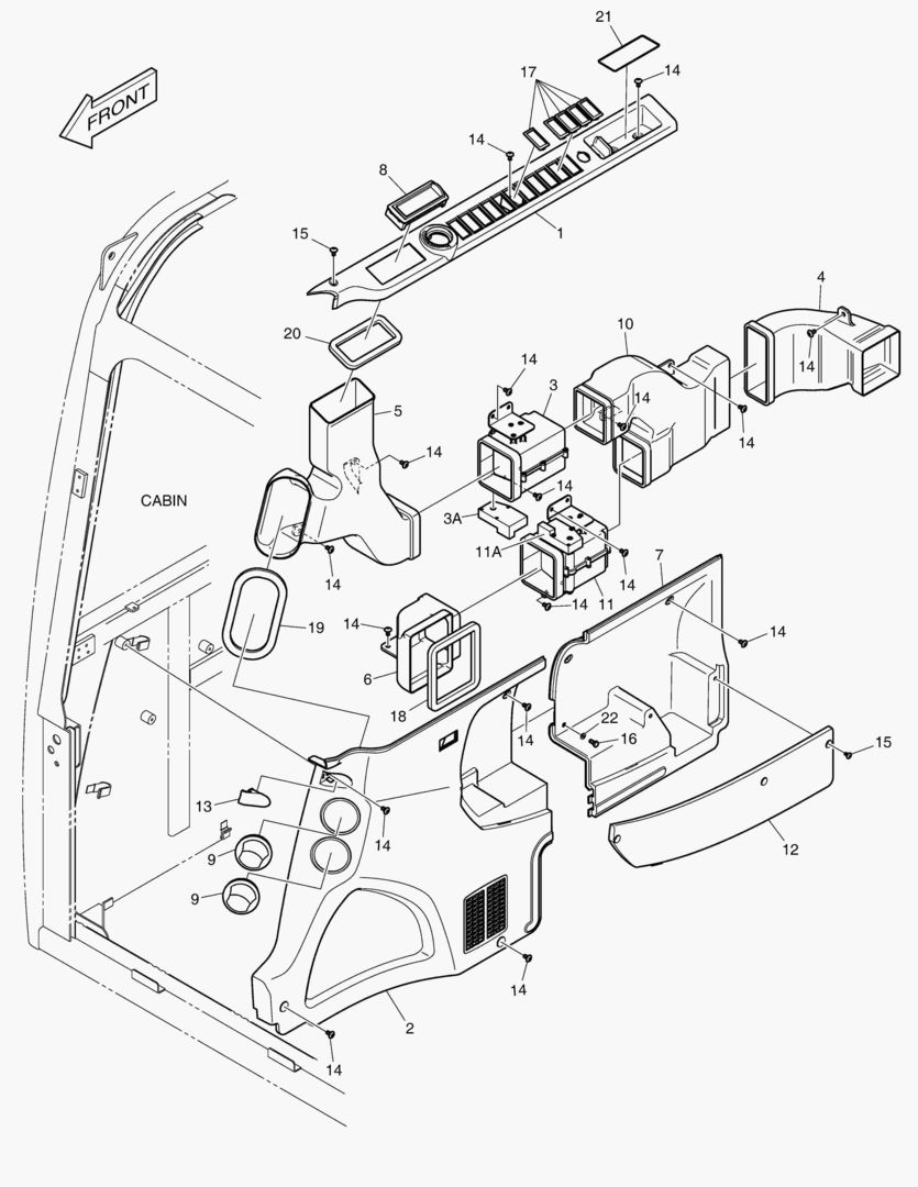 БОКОВАЯ КРЫШКА - ТРУБОПРОВОД