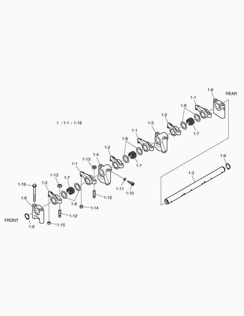 Схема КОРОМЫСЛО КЛАПАНА