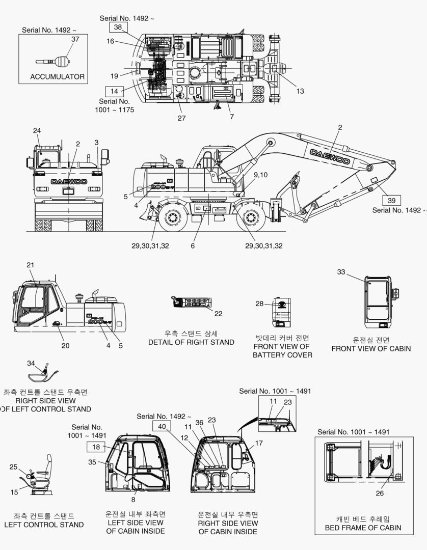 ЗАВОДСКАЯ ТАБЛИЧКА-КОРЕЯ