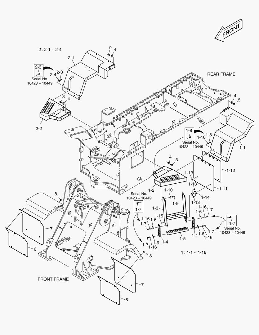 5310 FENDER & LADDER - MUD GUARD