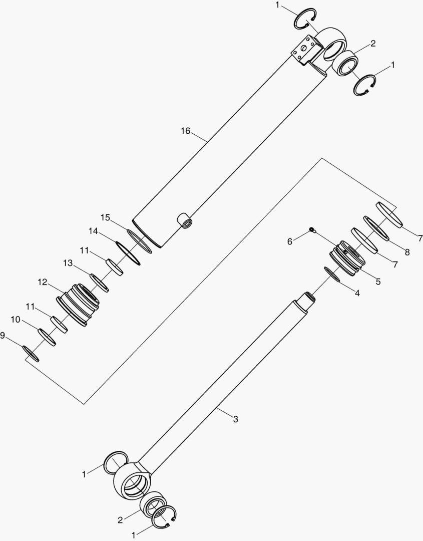 3310 STEERING CYLINDER(L&TY)