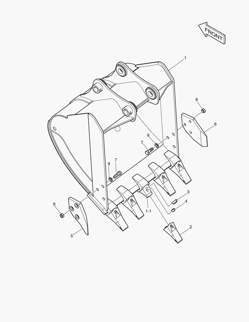 3130 BUCKET - 0.3mВі