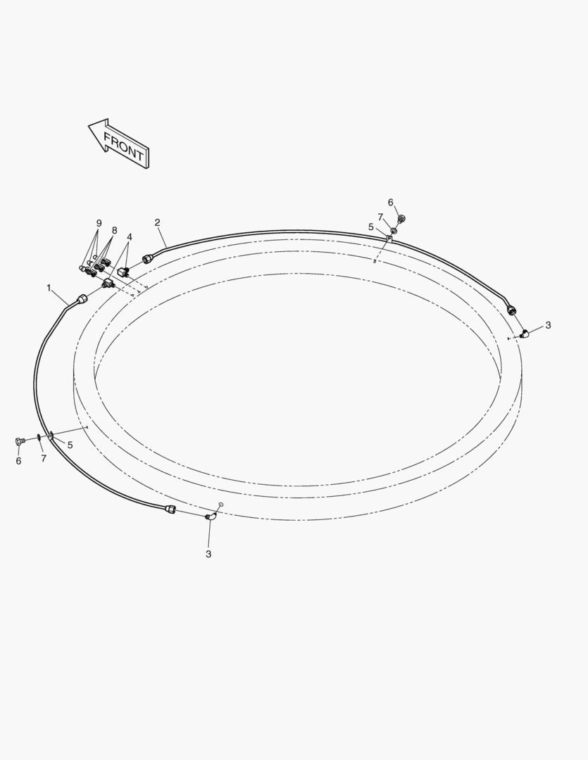 ТРУБОПРОВОД СМАЗОЧНОЙ СИСТЕМЫ