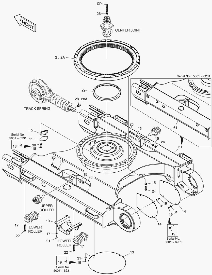 РАМА ГУСЕНИЦЫ