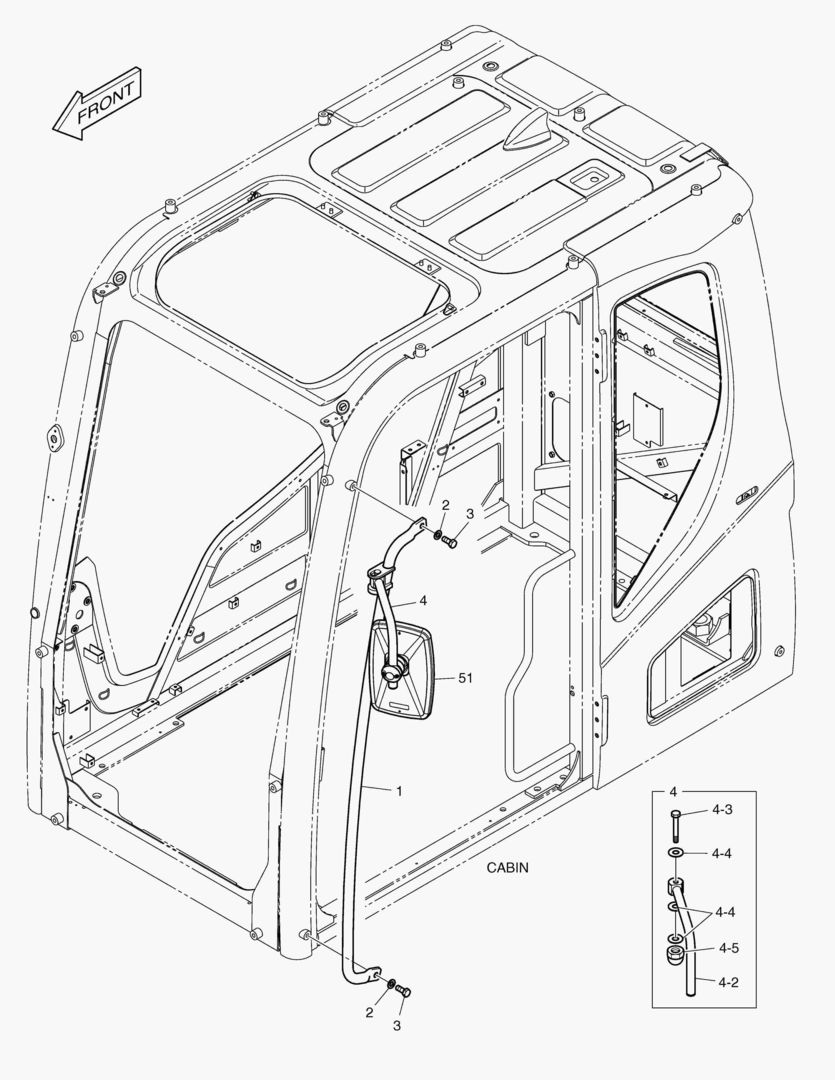 РУКОЯТКА - КАБИНА