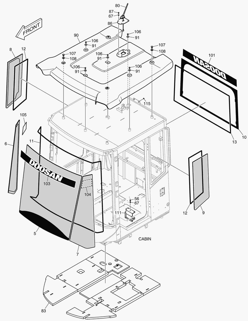 1500 CABIN(6) - GLASS