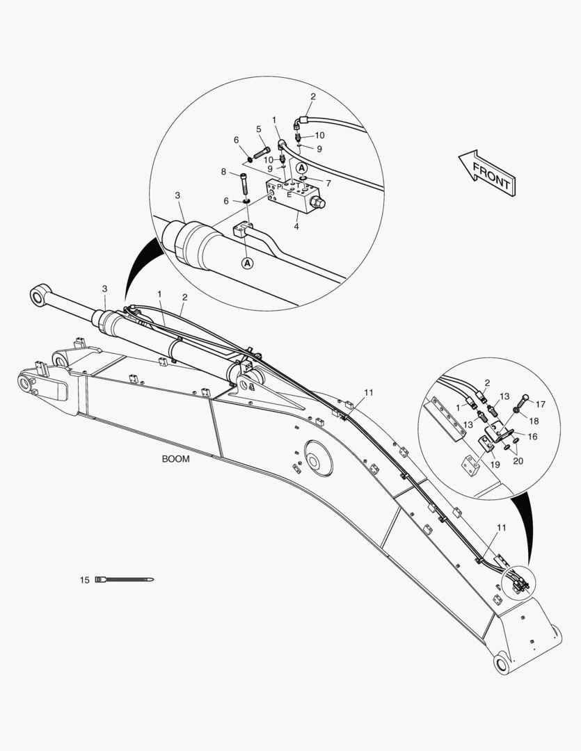 ГИДРОСИСТЕМА РУКОЯТИ - ГИДРОЗАМОК