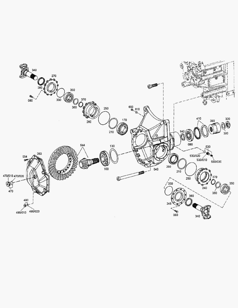 G070-92 DIFF. CARRIER