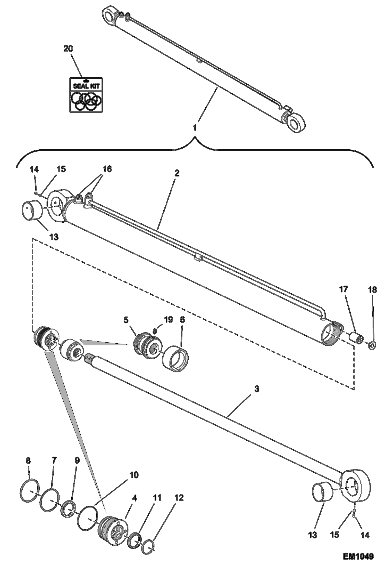 ЦИЛИНДР КОМПЕНСАЦИИ (6925015)