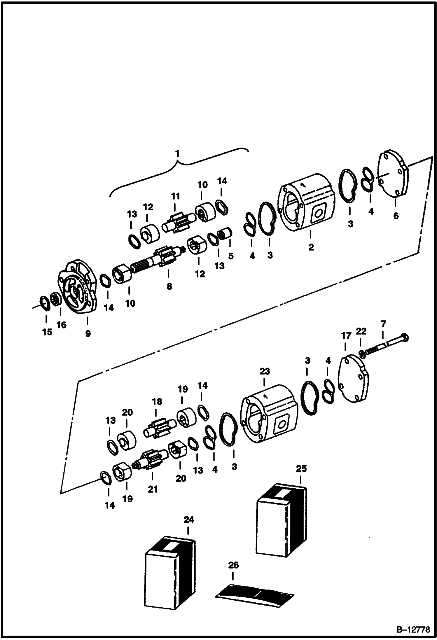 ШЕСТЕРЕННЫЙ НАСОС (МОДЕЛЬ #144 - 1002 - 006)