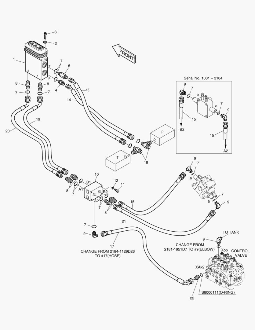 ТРУБОПРОВОД СЕРВОУПРАВЛЕНИЯ-СТРЕЛА С ИЗМЕНЯЕМОЙ ГЕОМЕТРИЕЙ