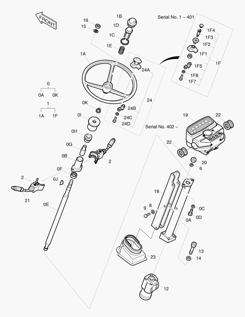 1475 STEERING ASS`Y(2) [11~]