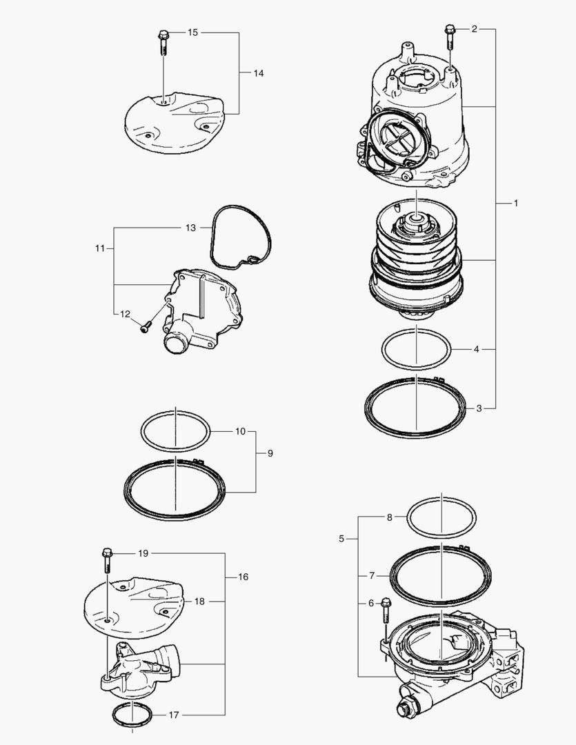 G010-58 SEAL KIT, OIL MIST SEPARATOR