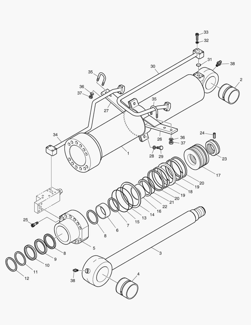 Спецтехника 4360 ARTI BOOM CYLINDER - LOCK VALVE [5001~5140] - главное фото