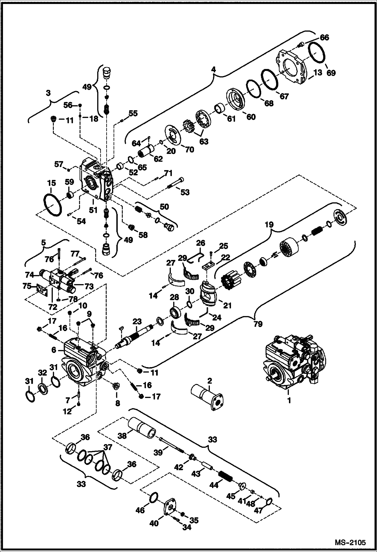 ГИДРОСТАТИЧЕСКИЙ НАСОС (КОНСОЛЬНЫЙ ШКИВ)