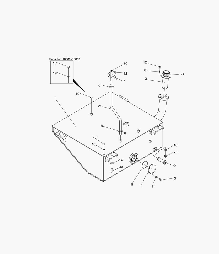 Спецтехника 1300 FUEL TANK