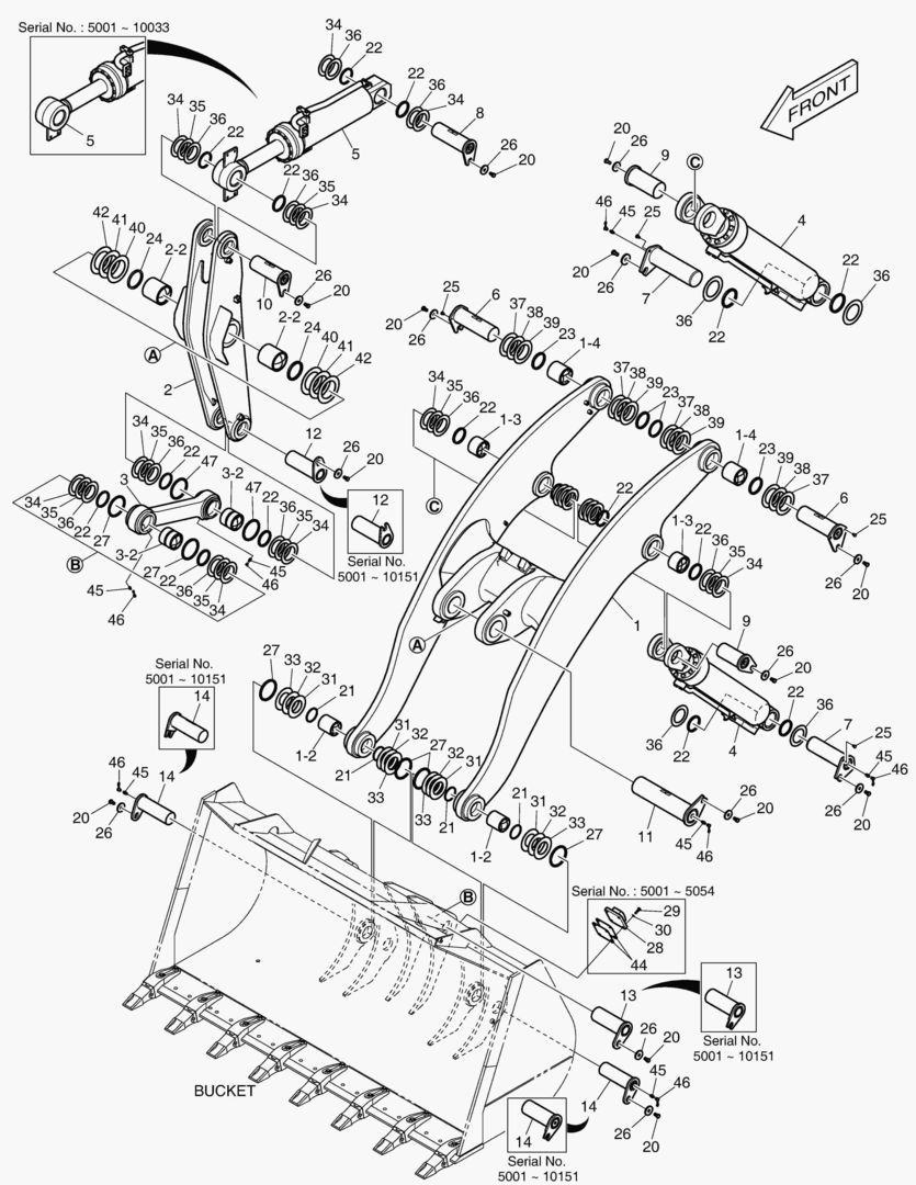 РУКОЯТЬ ПОГРУЗЧИКА В СБОРЕ