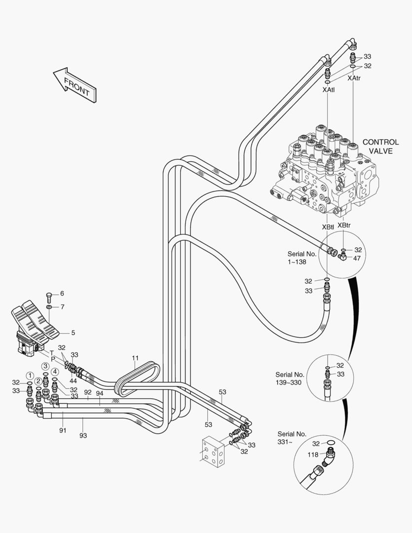 ТРУБОПРОВОД СЕРВОУПРАВЛЕНИЯ(6)