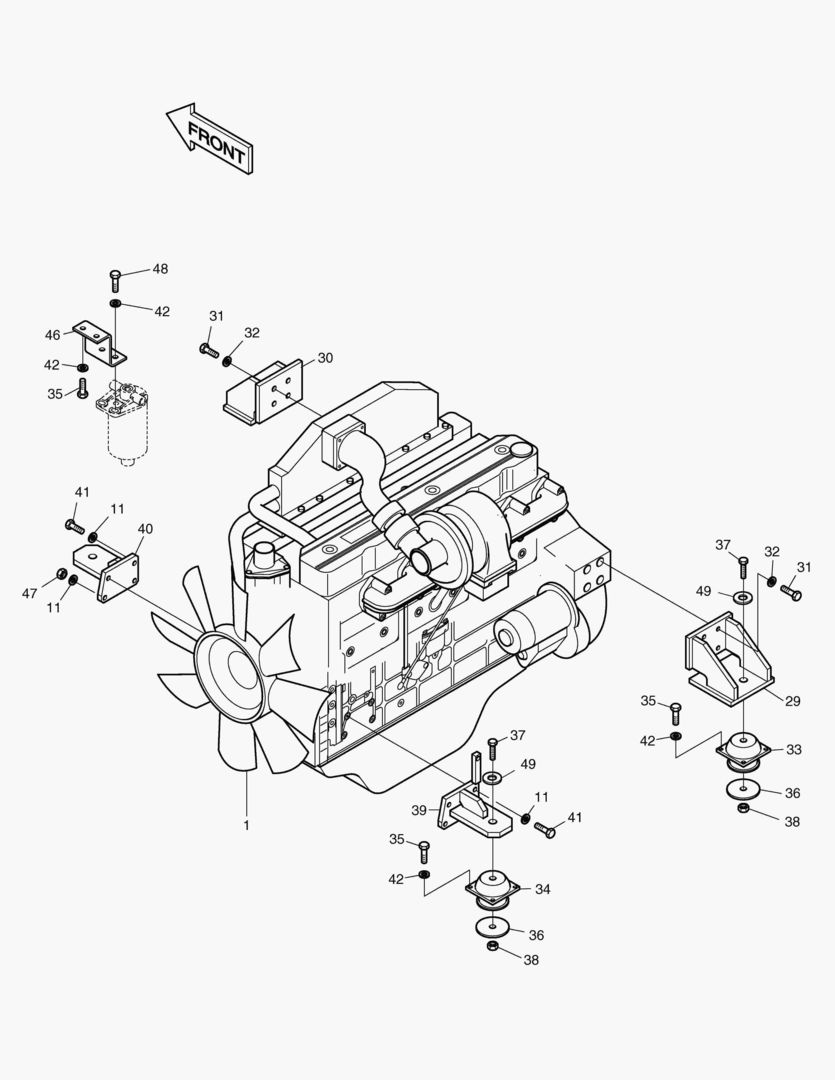 МОНТАЖ ДВИГАТЕЛЯ