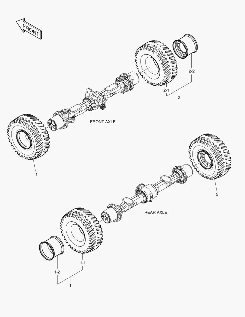 6690 TIRE - 18X19.5X20PR [1001~1008]