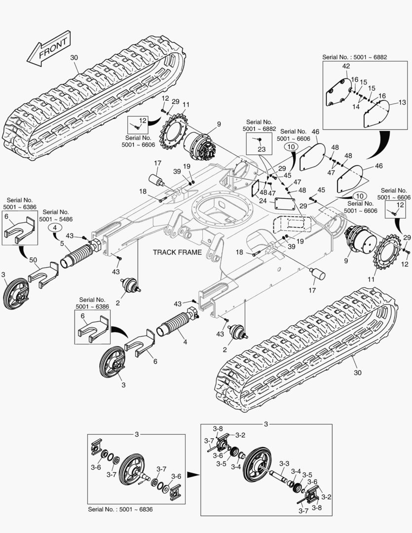 КОМПЛЕКТУЮЩИЕ ГУСЕНИЦЫ