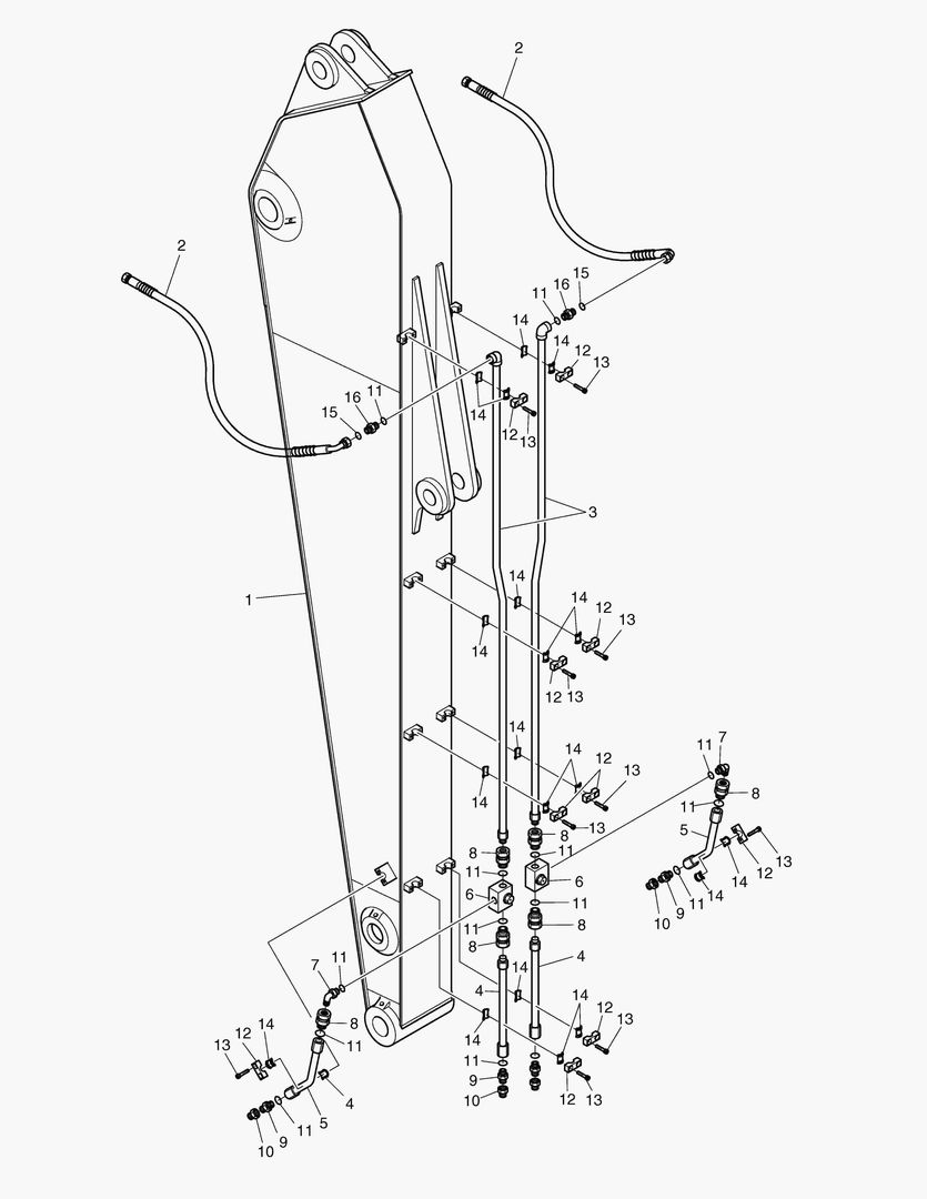 6560 ARM PIPING-3.0m ROTATING & TILTING