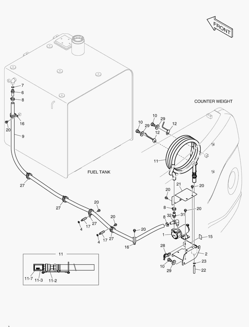 6101 FUEL FILLER PUMP [7675~]
