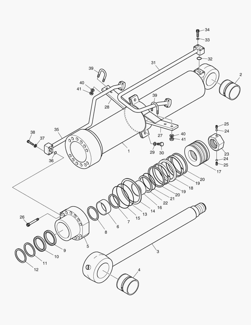 ЦИЛИНДР СТРЕЛЫ С ИЗМЕНЯЕМОЙ ГЕОМЕТРИЕЙ