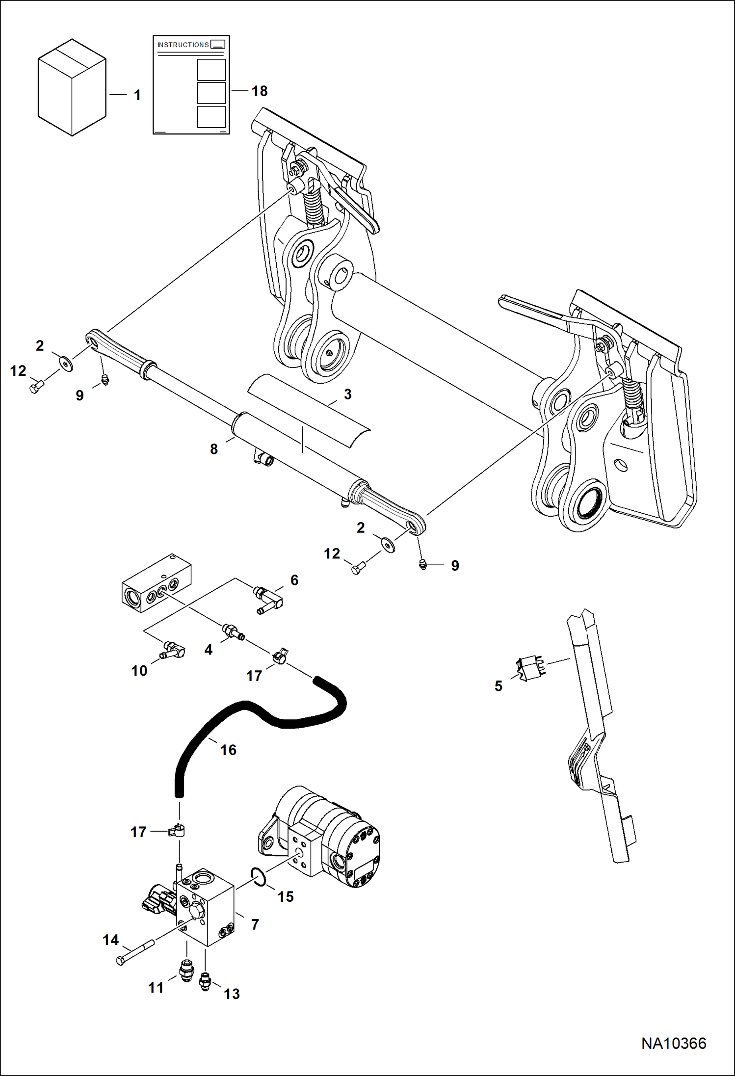 ПИТАНИЕ BOB-TACH (КОМПЛЕКСТ) (НИЖНИЙ И БОКОВОЙ ПОРТ) (54 ММ) (2.125--) OD ЦИЛИНДР (44,45 ММ) (1.75--) ДИАМЕТР ИЗМЕРЕНИЯ ЦИЛИНДРА