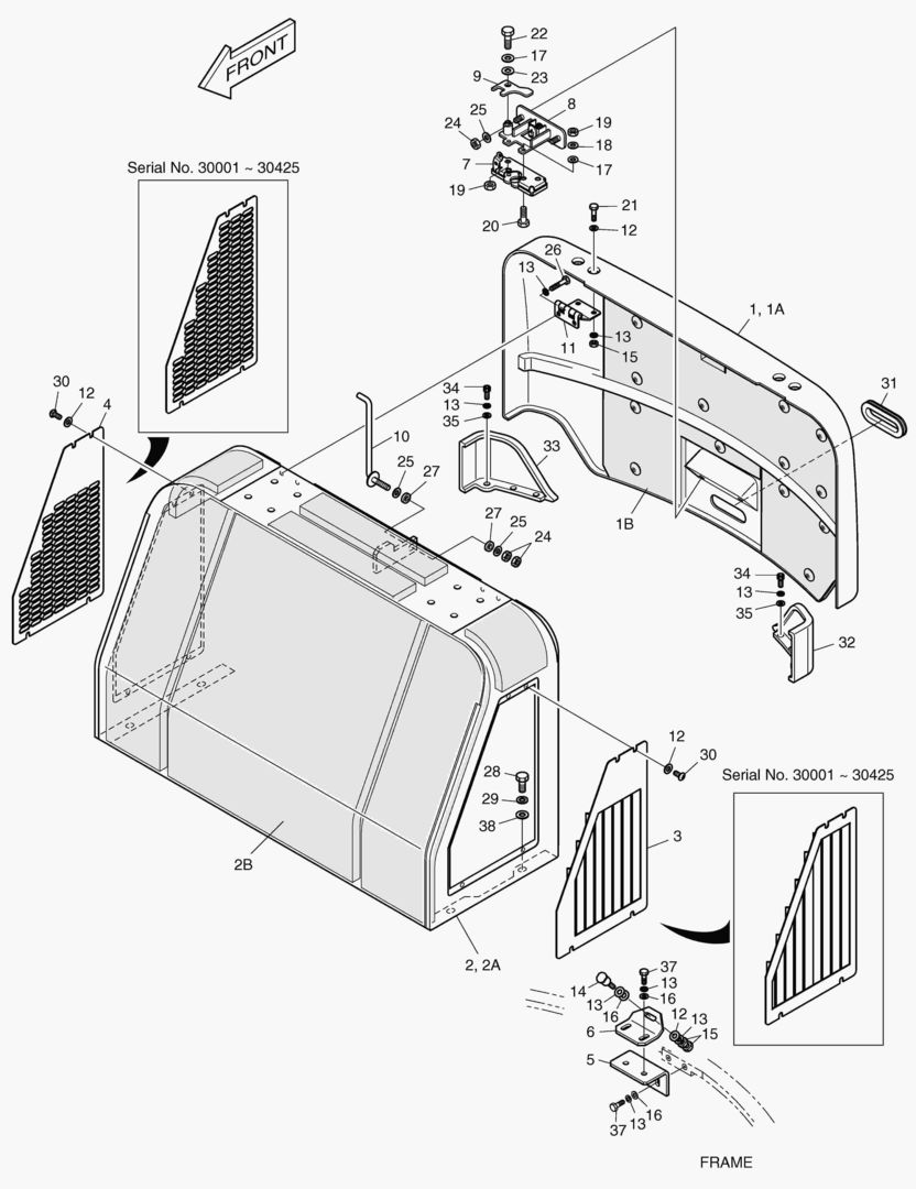 КРЫШКА ДВИГАТЕЛЯ