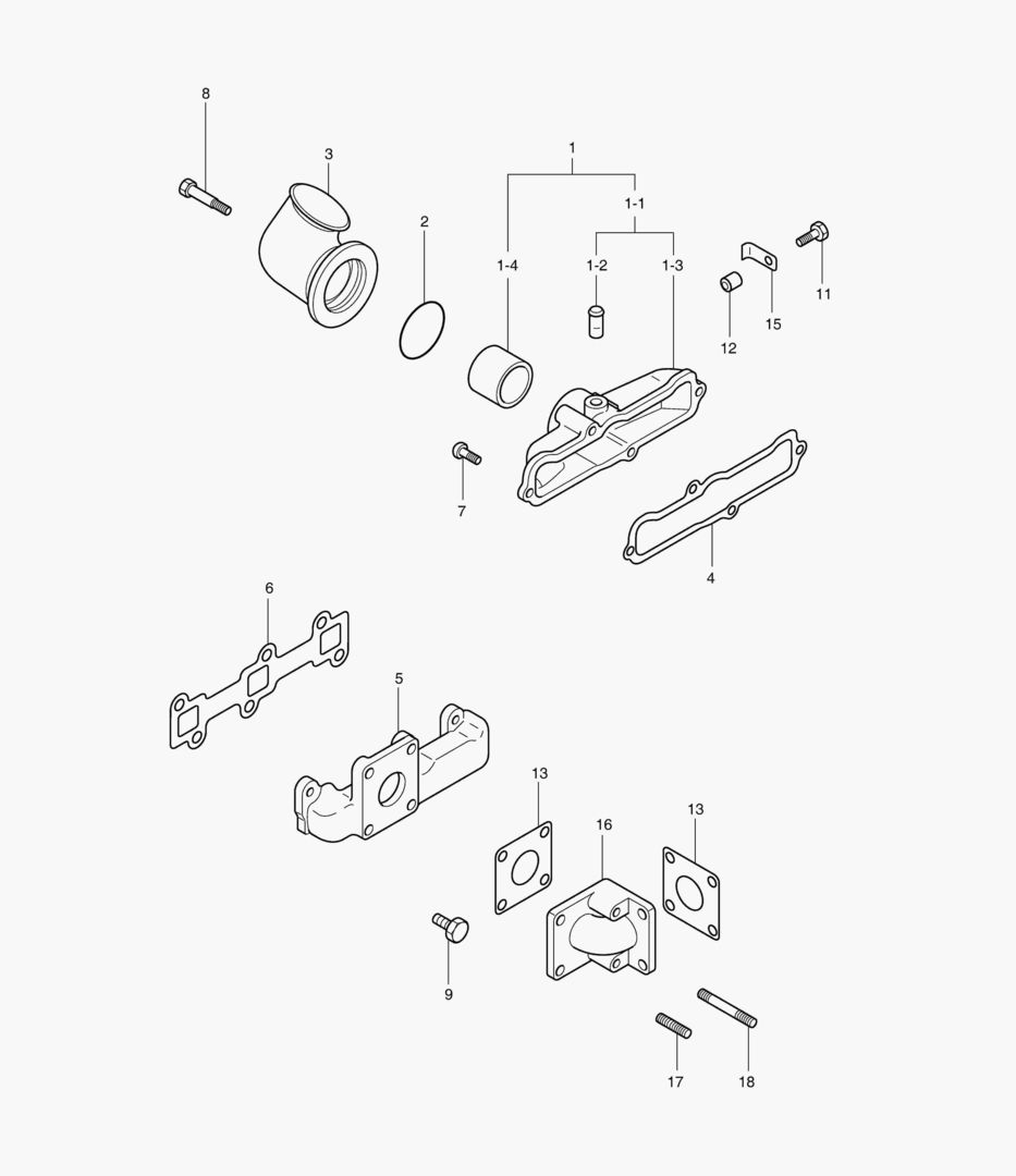 024 INTAKE & EXHAUST PARTS