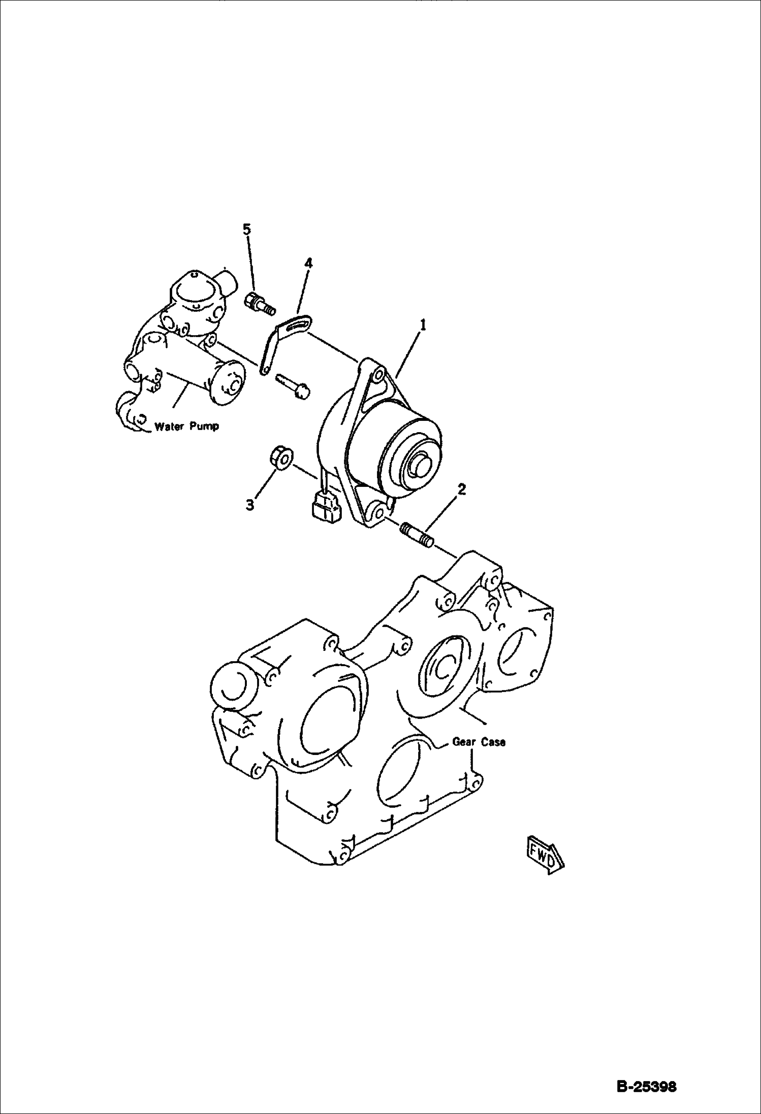 ГЕНЕРАТОР ПЕРЕМЕННОГО ТОКА И КРОНШТЕЙН