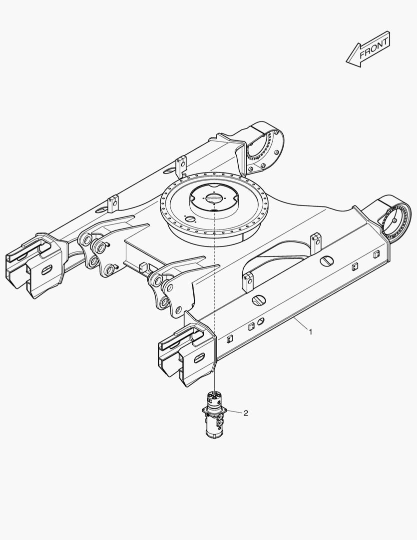 РАМА ГУСЕНИЦЫ - БУЛЬДОЗЕР