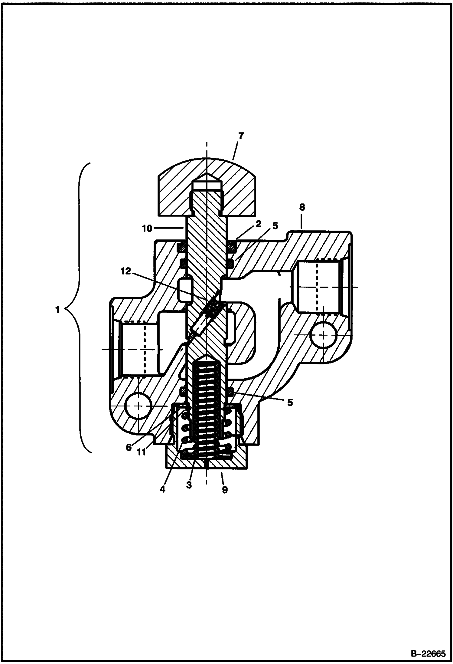 ЭКСКАВАТОР-ПОГРУЗЧИК (КЛАПАН РЕГУЛИРОВАНИЯ ПОТОКА) (709 2700) (709FDS 5841)