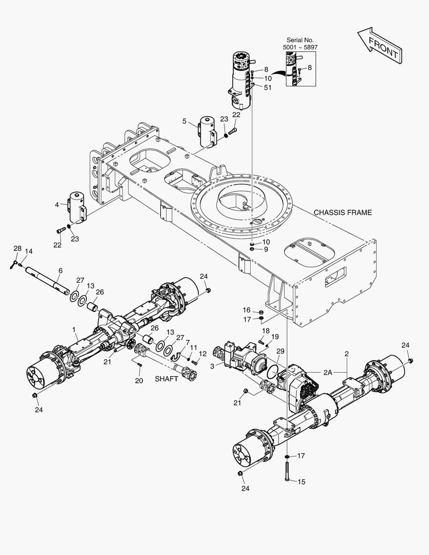 СИЛОВОЙ АГРЕГАТ - ОСЬ