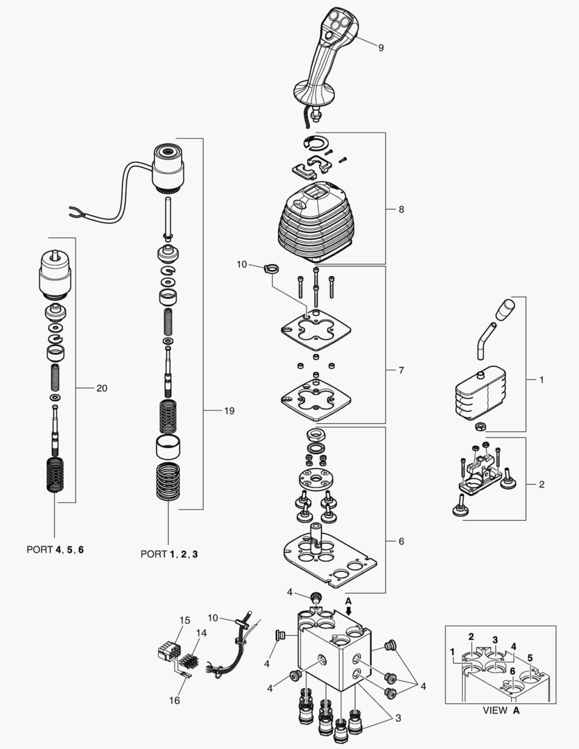Спецтехника 3481 REMOTE CONTROL VALVE - FNR [5020~10057]