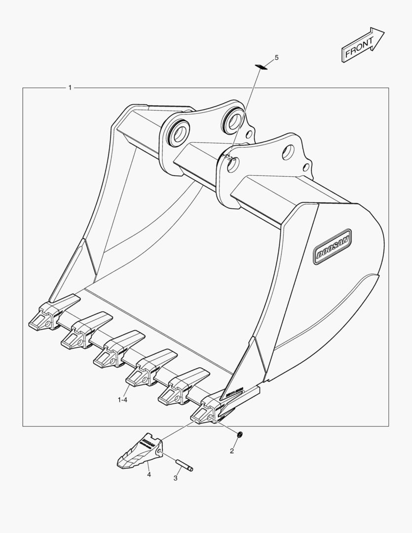 7020 BUCKET ASS`Y - 2.91mВі - H CLASS