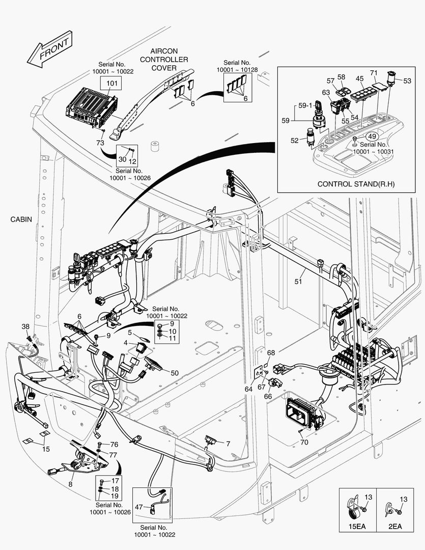 ЭЛЕКТРИЧЕСКИЕ ЗАПЧАСТИ(1) - КАБИНА