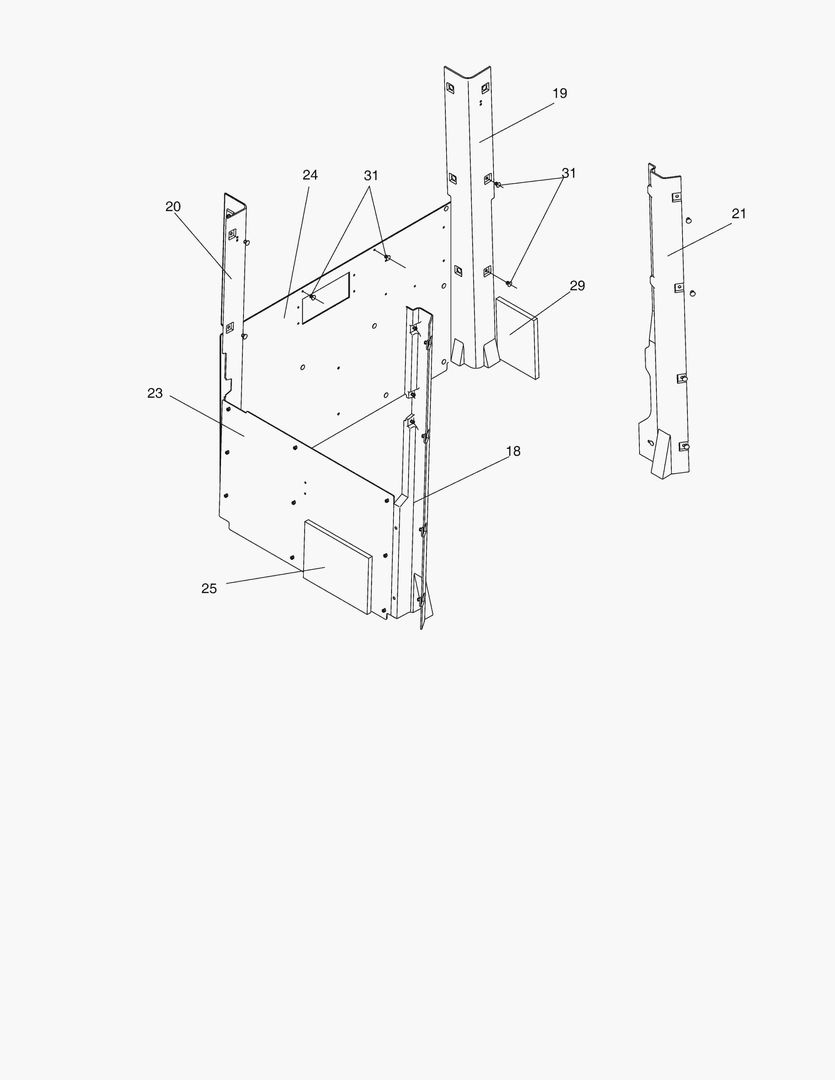 Спецтехника 1590 CABIN(2) - INTERIOR SHEET [10628~]