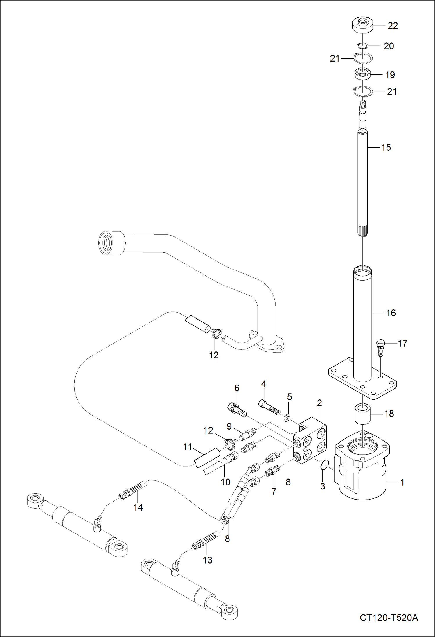БЛОК РУЛЕВОГО УПРАВЛЕНИЯ С УСИЛЕНИЕМ В СБОРЕ