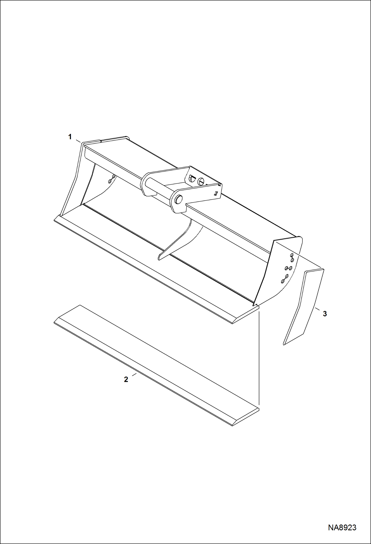 КОВШ ГРЕЙДЕРА MS03