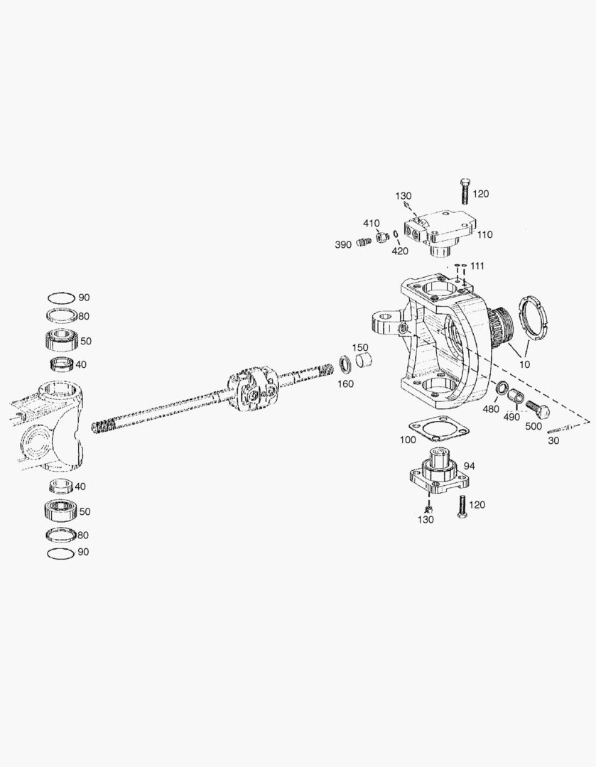 Спецтехника 4720 JOINT HOUSING-FRONT AXLE [1001~2131] - главное фото