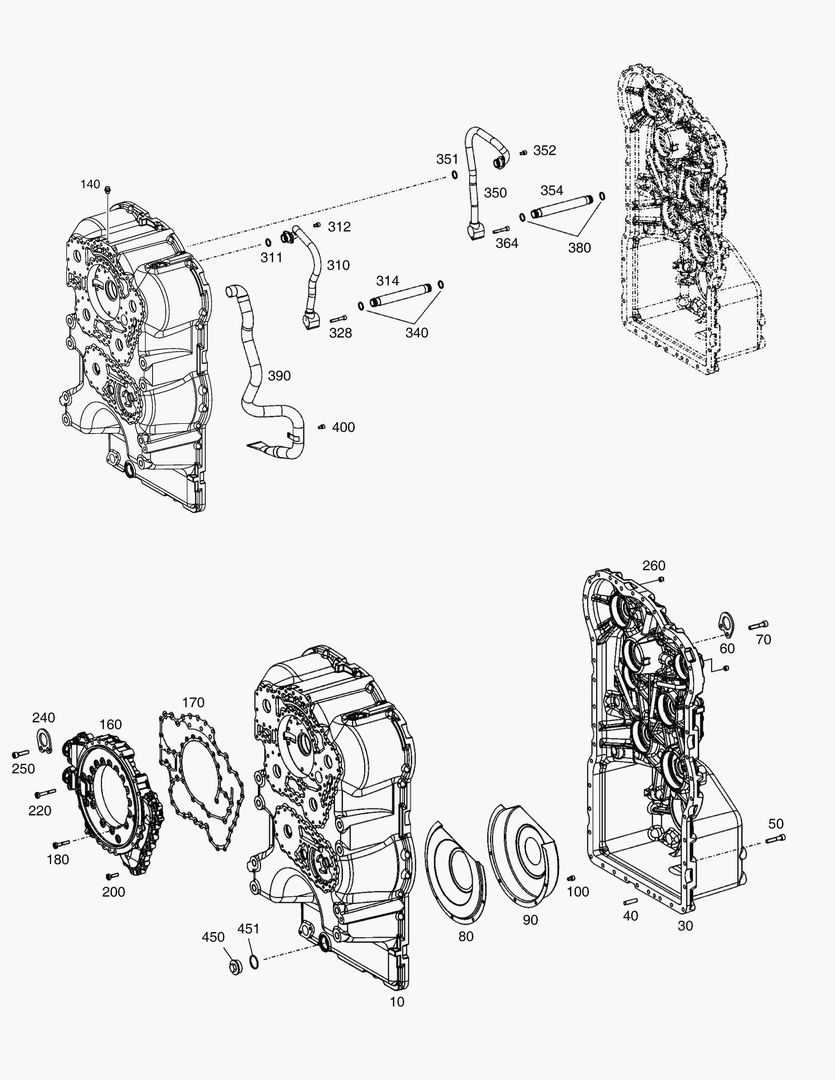 КОРПУС КОРОБКИ ПЕРЕДАЧ - ТРАНСМИССИЯ