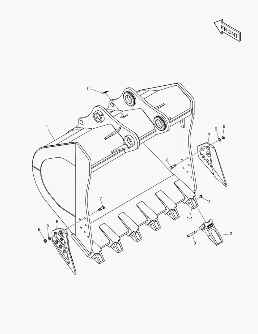 6820 BUCKET ASS`Y - 2.86mВі