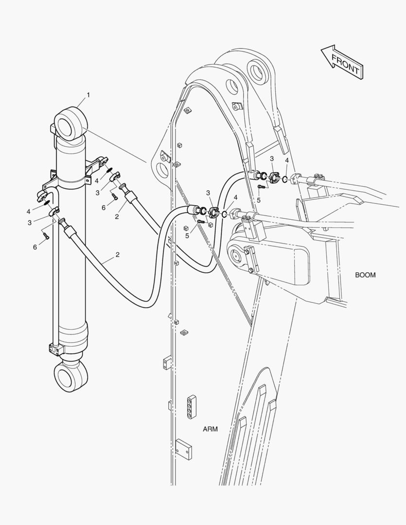 ГИДРОСИСТЕМА РУКОЯТИ - РУКОЯТЬ 2.9 м(ОСОБО ПРОЧНЫЙ)