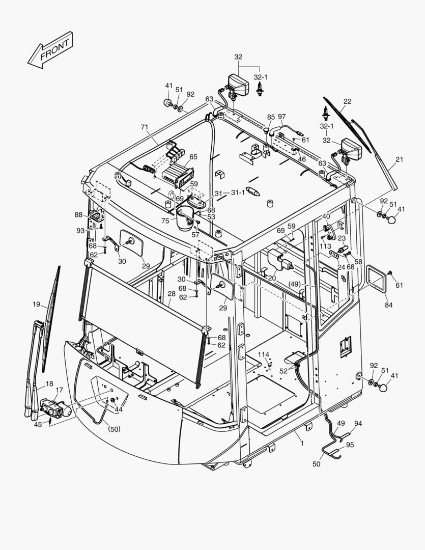 КАБИНА(1) - КОРПУС